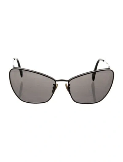 Pre-owned Celine Cat-eye Tinted Sunglasses In Black