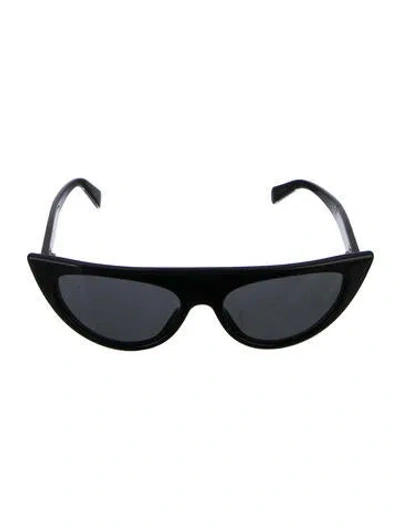 Pre-owned Celine Cat-eye Tinted Sunglasses In Black