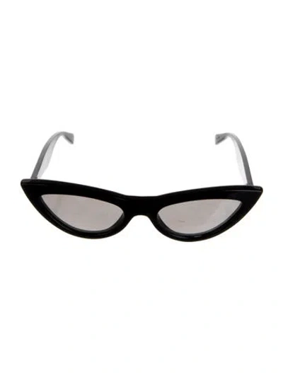 Pre-owned Celine Cat-eye Tinted Sunglasses In Black