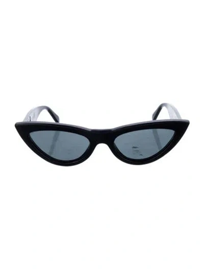 Pre-owned Celine Cat-eye Tinted Sunglasses In Black