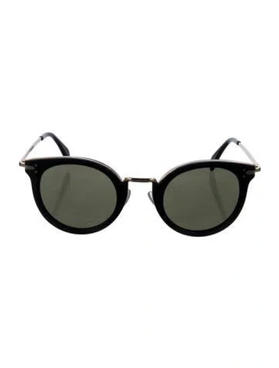 Pre-owned Celine Cat-eye Tinted Sunglasses In Black