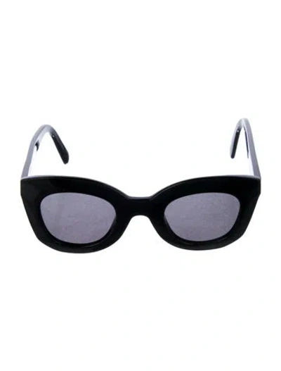 Pre-owned Celine Cat-eye Tinted Sunglasses In Black