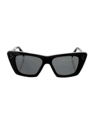 Pre-owned Celine Cat-eye Tinted Sunglasses In Black