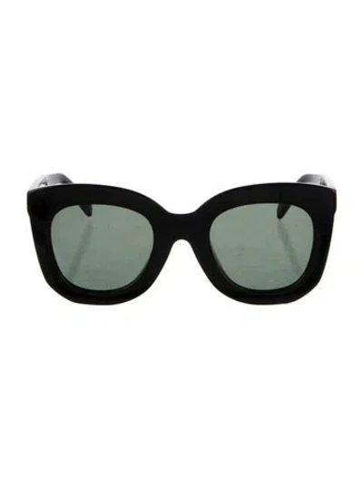 Pre-owned Celine Cat-eye Tinted Sunglasses In Black
