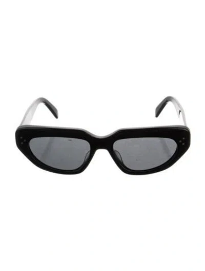 Pre-owned Celine Cat-eye Tinted Sunglasses In Black