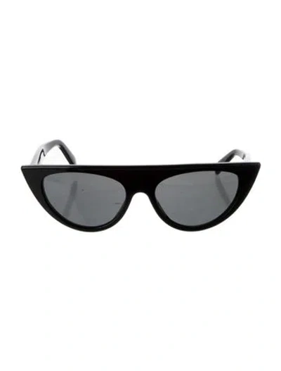 Pre-owned Celine Cat-eye Tinted Sunglasses In Black