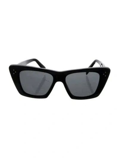 Pre-owned Celine Cat-eye Tinted Sunglasses In Black