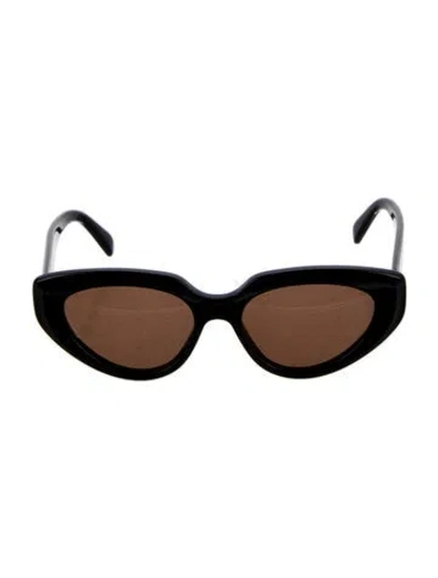 Pre-owned Celine Cat-eye Tinted Sunglasses In Black