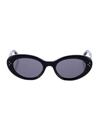 Pre-owned Celine Cat-eye Tinted Sunglasses In Black