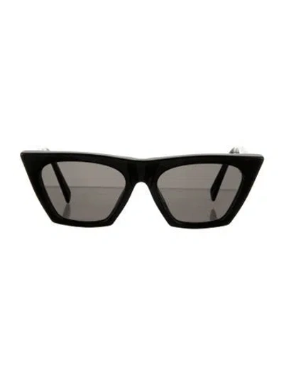 Pre-owned Celine Cat-eye Tinted Sunglasses In Black