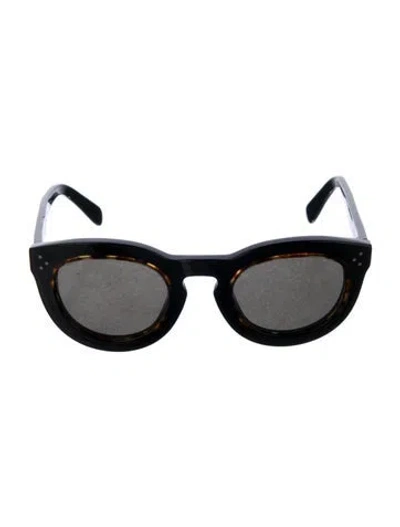 Pre-owned Celine Cat-eye Tinted Sunglasses In Black