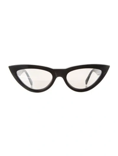 Pre-owned Celine Cat-eye Tinted Sunglasses In Black