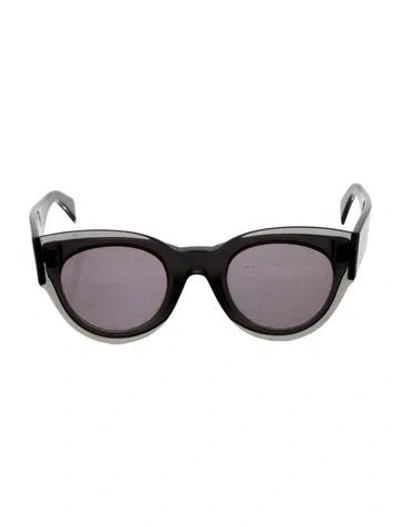 Pre-owned Celine Cat-eye Tinted Sunglasses In Black
