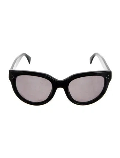 Pre-owned Celine Cat-eye Tinted Sunglasses In Black