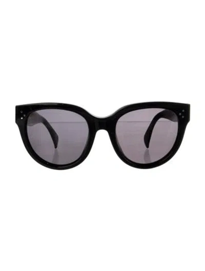 Pre-owned Celine Cat-eye Tinted Sunglasses In Black