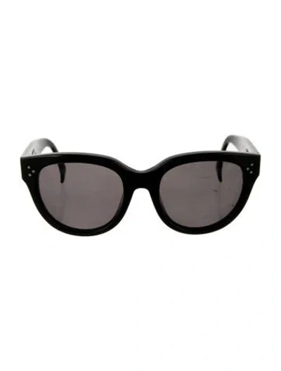 Pre-owned Celine Cat-eye Tinted Sunglasses In Black