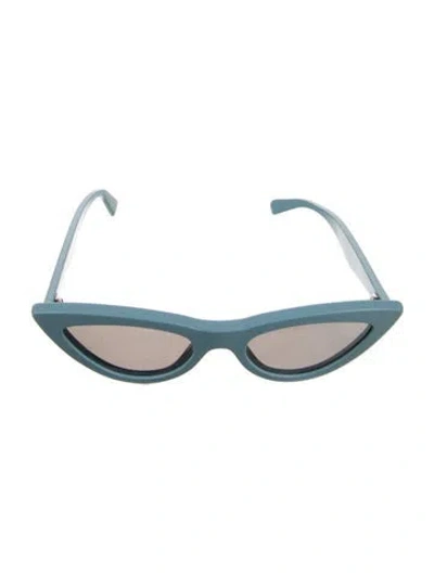 Pre-owned Celine Cat-eye Tinted Sunglasses In Blue
