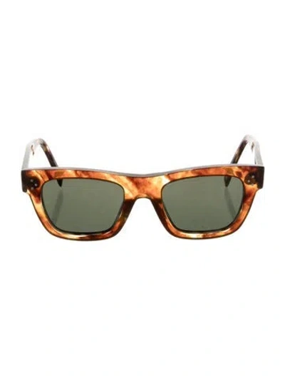 Pre-owned Celine Cat-eye Tinted Sunglasses In Brown