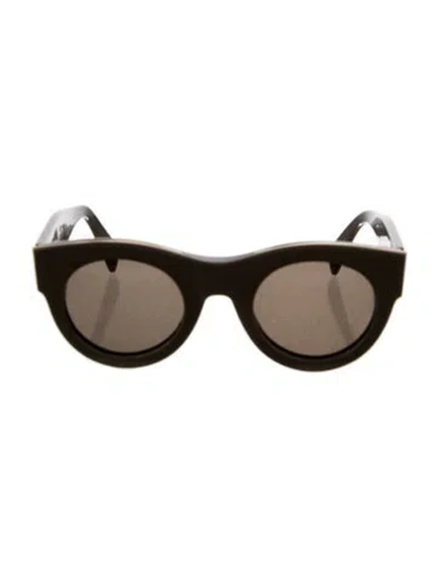 Pre-owned Celine Cat-eye Tinted Sunglasses In Brown