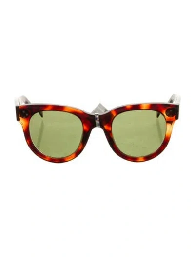 Pre-owned Celine Cat-eye Tinted Sunglasses In Brown