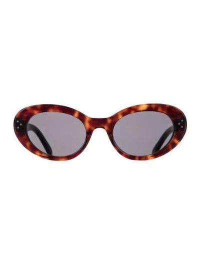 Pre-owned Celine Cat-eye Tinted Sunglasses In Brown