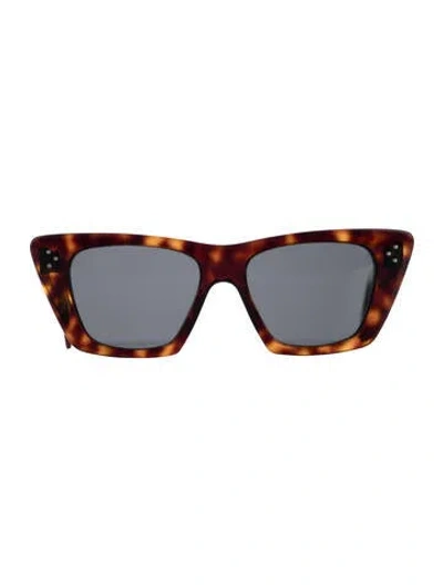 Pre-owned Celine Cat-eye Tinted Sunglasses In Brown