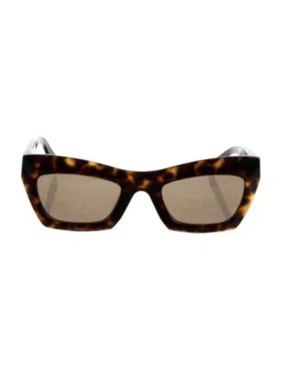 Pre-owned Celine Cat-eye Tinted Sunglasses In Brown