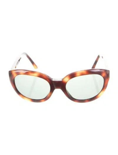 Pre-owned Celine Cat-eye Tinted Sunglasses In Brown