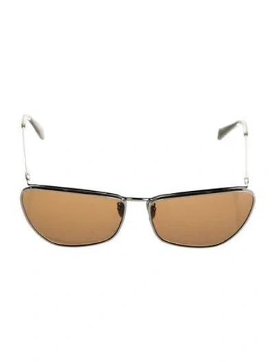 Pre-owned Celine Cat-eye Tinted Sunglasses In Silver