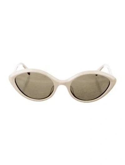 Pre-owned Celine Cat-eye Tinted Sunglasses W/ Tags In Neutral