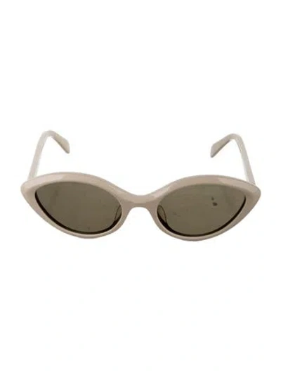 Pre-owned Celine Cat-eye Tinted Sunglasses W/ Tags In Neutrals