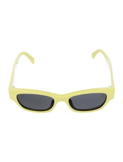 Pre-owned Celine Cat-eye Tinted Sunglasses In Yellow