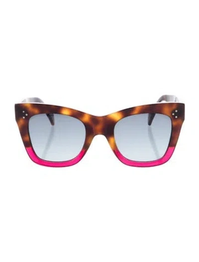 Pre-owned Celine Catherine Cat-eye Sunglasses In Multi