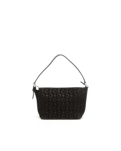 Celine Céline Cc Hobo Bag In Black