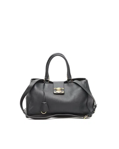 Celine Céline  2023s Medium Appoline Trio Bag In Black