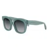 Celine Smoke Gradient Square Ladies Sunglasses Cl4002un 93b 54 In Blue