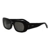 Celine Bold 3 Dots Grey With Light Mirror Sport Ladies Sunglasses Cl40287u 01a 51 In Black