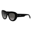 Celine 3 Dots Smoke Gradient Cat Eye Ladies Sunglasses Cl40309i01b51