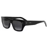 Celine Bold 3 Dots 53mm Geometric Sunglasses In Black