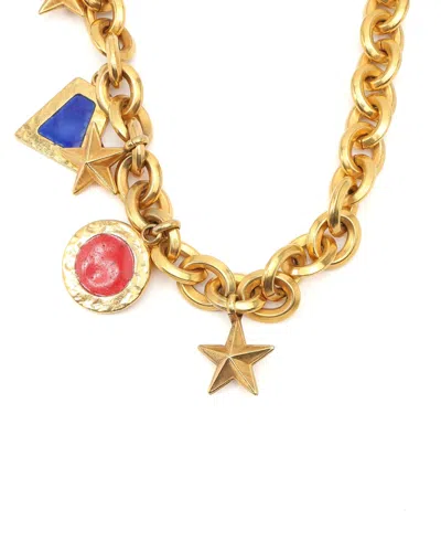 Celine Céline  Charm Necklace In Multi