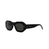 Celine Bold 3 Dots Rectangular Sunglasses, 54mm
