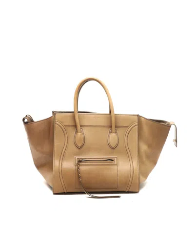Celine Céline  Luggage Phantom Bag In Sand