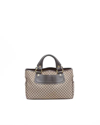 Celine Céline  Macadam Boogie Handbag In Brown