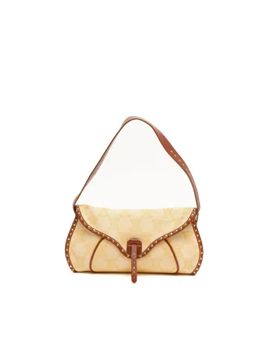 Celine Céline  Macadam Poulbot Bag In Yellow