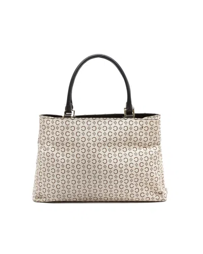 Celine Céline  Macadam Tote Bag In Neutral
