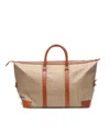 Celine Céline  Macadam Weekend Bag In Brown