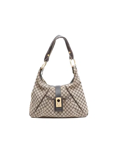 Celine Céline  Macdam Bag In Brown