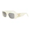 Celine Triomphe Acetate Rectangle Sunglasses