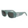 Celine Triomphe Acetate Rectangle Sunglasses