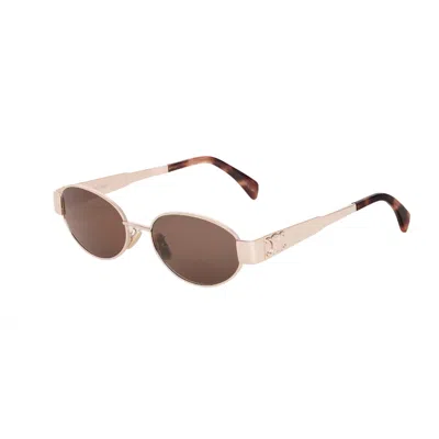 Celine Metal Triomphe Cl40235u 28e In Gold